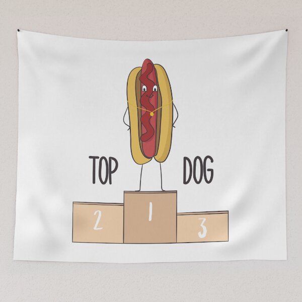 Item preview, Top Dog Funny Cute Dog T Shirt For Kids designed and sold by DreamyPanda.