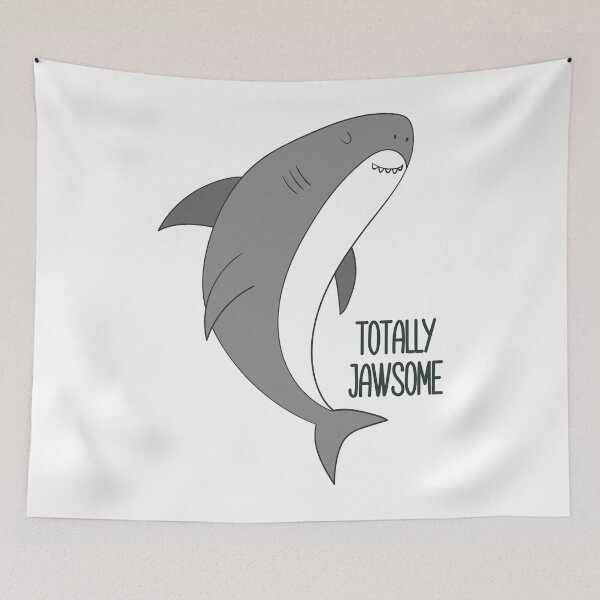 Item preview, Totally Jawsome Cute Shark Shirt designed and sold by DreamyPanda.