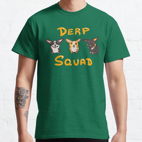 Derp Squad - Corgi Mix Classic T-Shirt