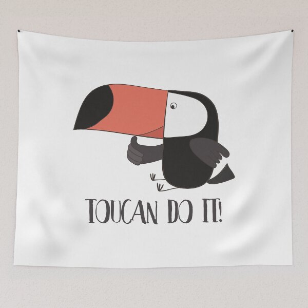 Item preview, Toucan Do It Funny Toucan Shirt designed and sold by DreamyPanda.