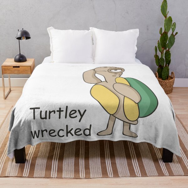 Item preview, Turtley Wrecked Funny Turtle Drinking T Shirt designed and sold by DreamyPanda.