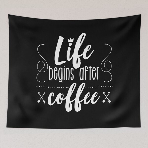 Item preview, Life begins with coffee designed and sold by onrcnoz.
