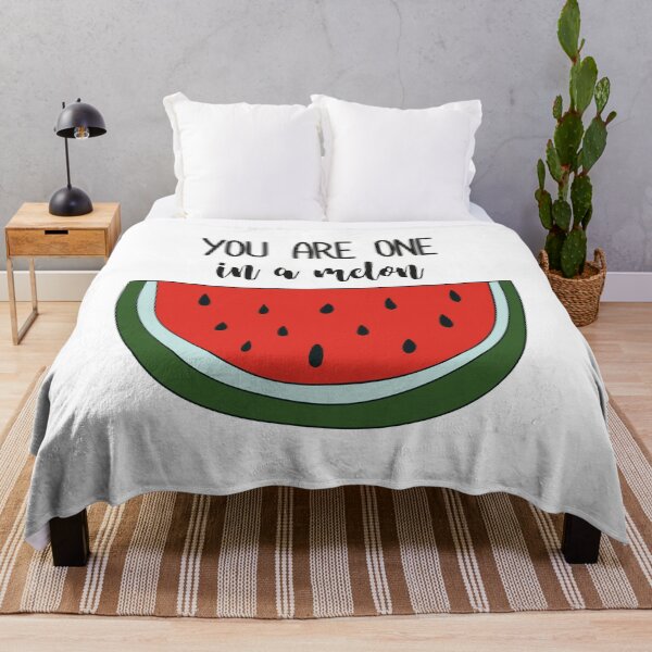 Item preview, One In A Melon Cute Funny Watermelon Shirt designed and sold by DreamyPanda.