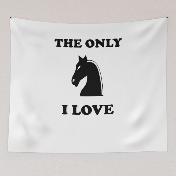 Item preview, The only horse I love chess designed and sold by zejose.