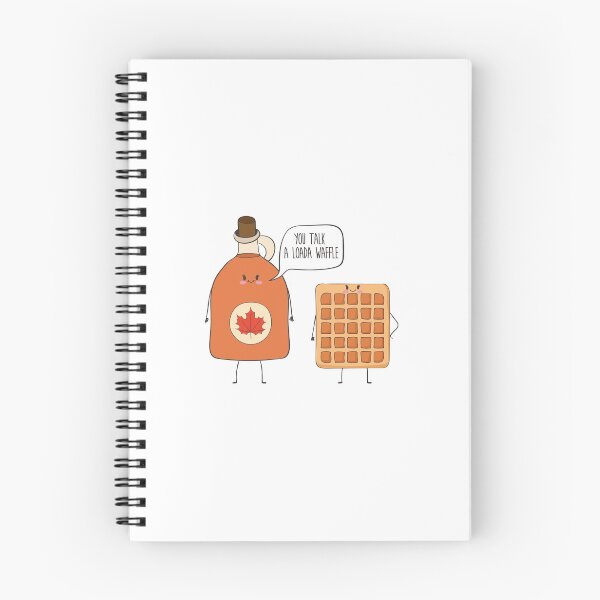 Item preview, You Talk A Loada Waffle Funny Waffle Shirt designed and sold by DreamyPanda.