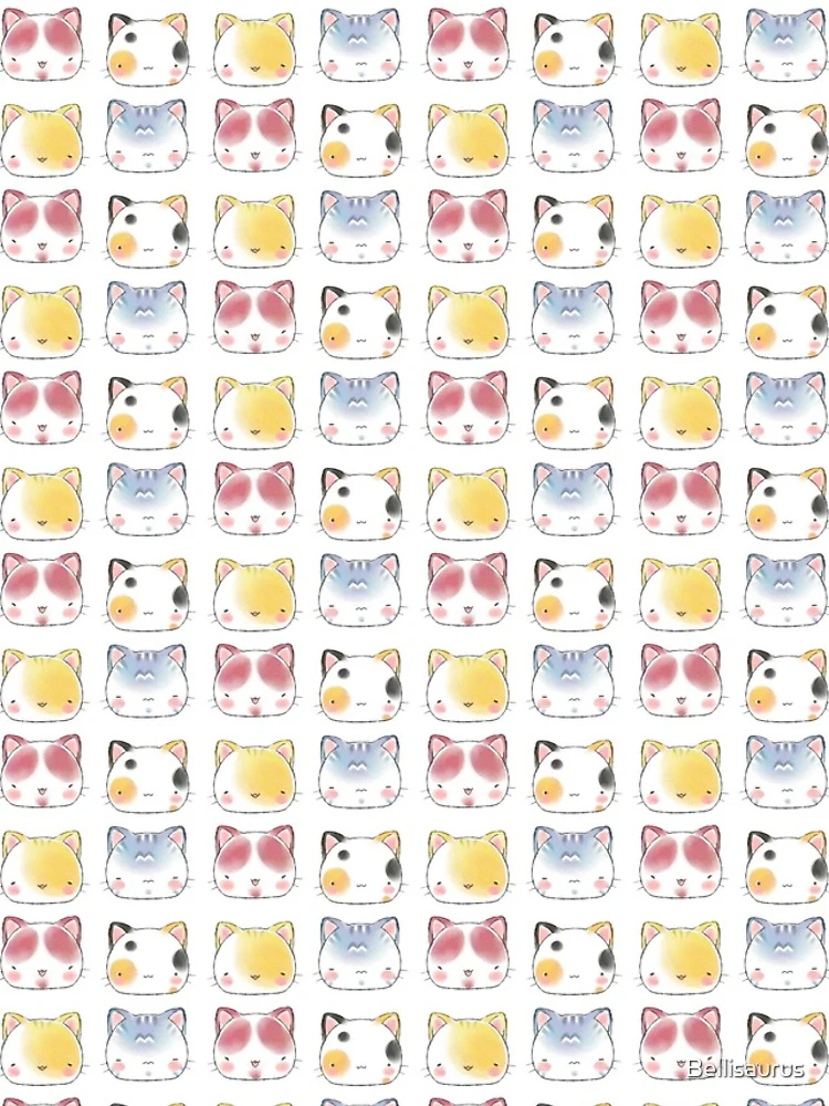 Thumbnail 5 of 5, iPhone Case, Kitty Pattern designed and sold by Bellisaurus.