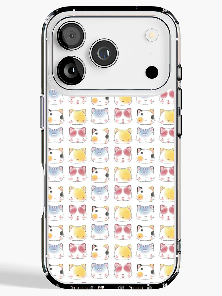 Thumbnail 1 of 5, iPhone Case, Kitty Pattern designed and sold by Bellisaurus.