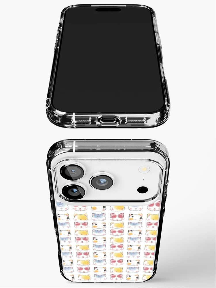 Thumbnail 3 of 5, iPhone Case, Kitty Pattern designed and sold by Bellisaurus.