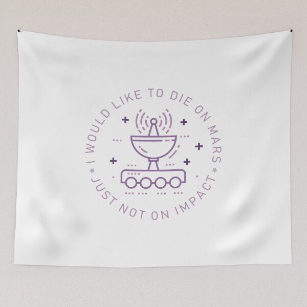 Item preview, I would like to die on Mars. Just not on impact designed and sold by roc21.