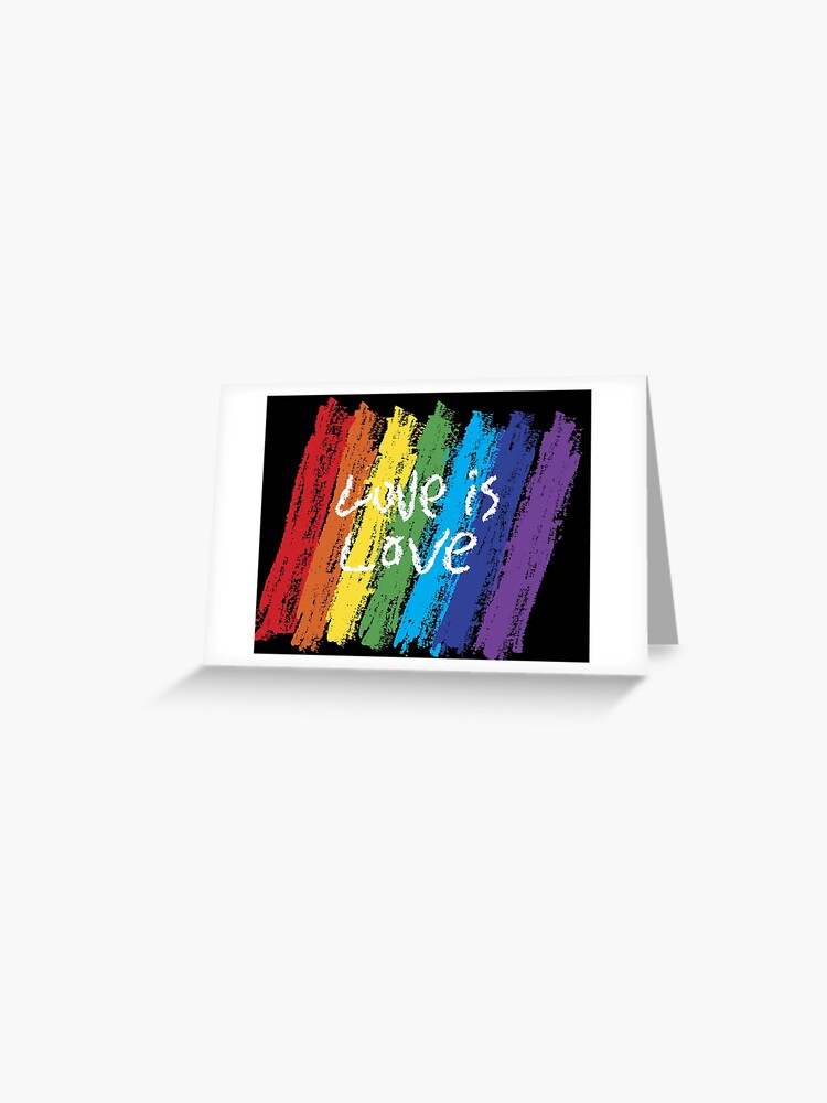 All you need is love (rainbow flag) Greeting Card for Sale by averysart