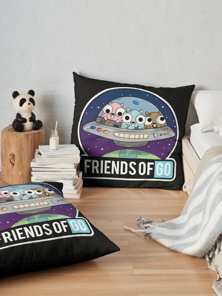 Vista alternativa de Cojines de suelo Friends of Go