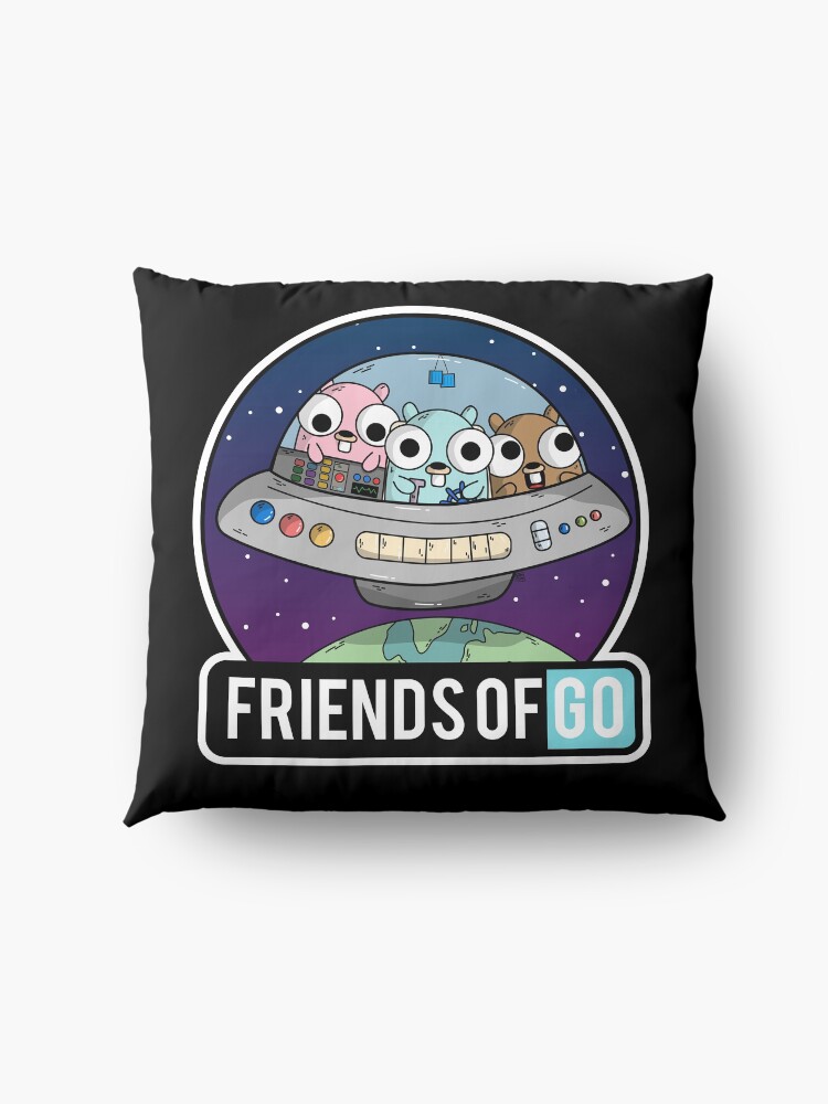 Vista alternativa de Cojines de suelo Friends of Go