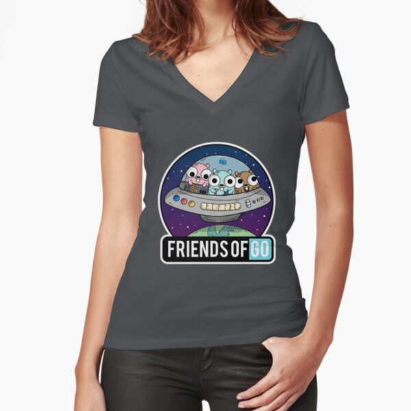 Fitted V-Neck T-Shirt
