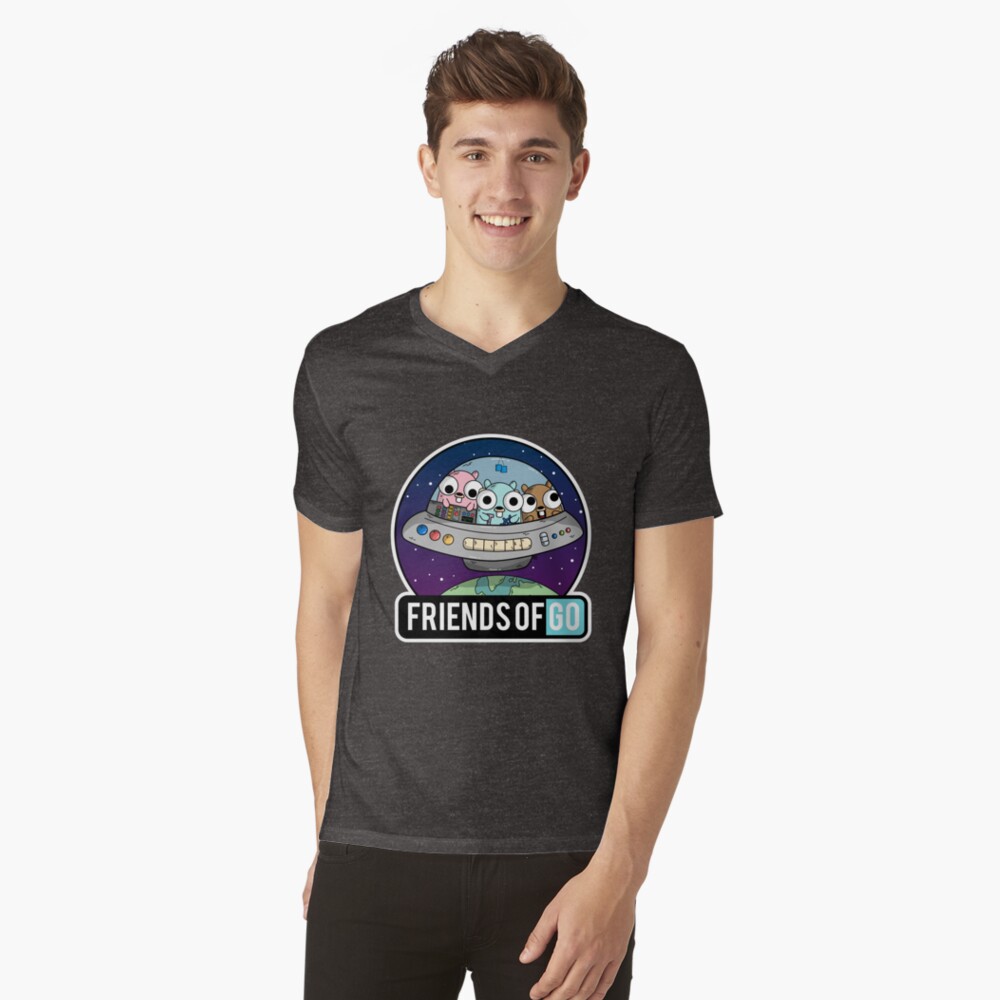 Item preview, V-Neck T-Shirt designed and sold by friendsofgo.