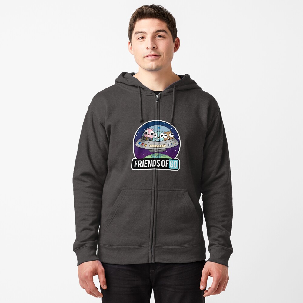 Item preview, Zipped Hoodie designed and sold by friendsofgo.