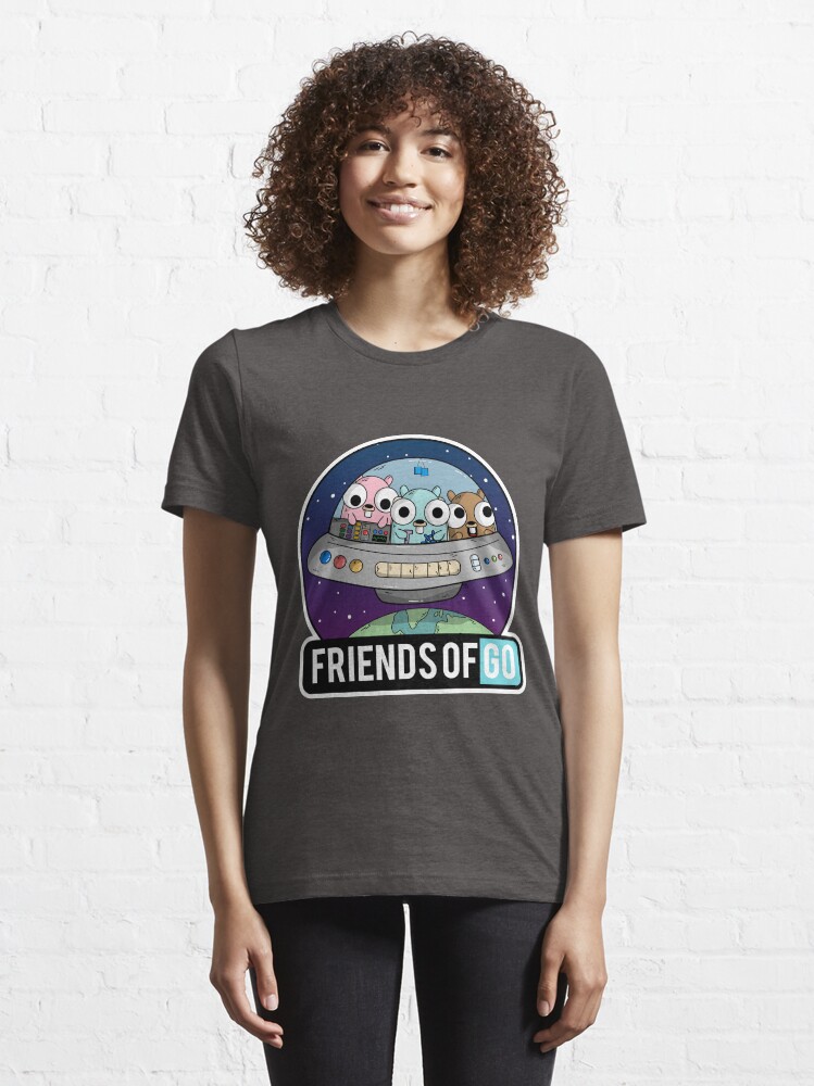 Alternate view of Friends of Go Essential T-Shirt
