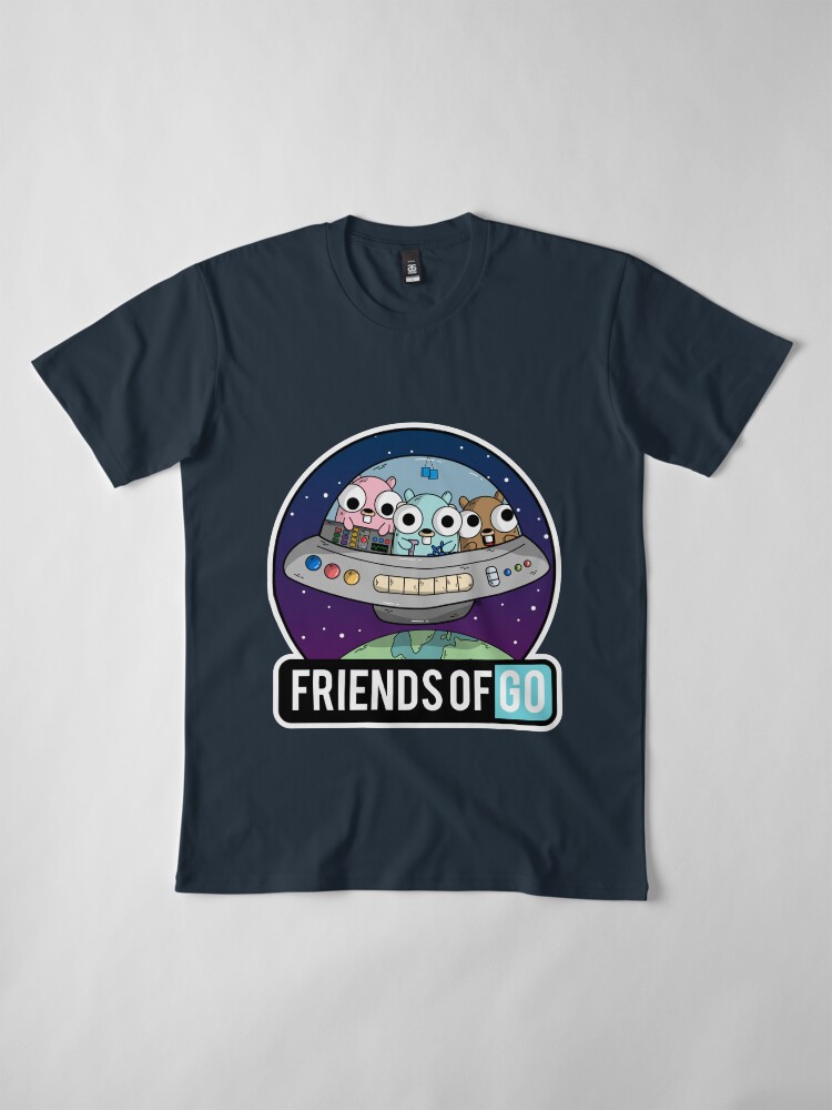 Alternate view of Friends of Go Premium T-Shirt