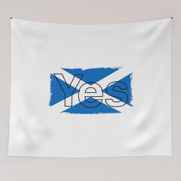 Item preview, Scottish Independence Yes Scotland Flag - IndyRef2 designed and sold by MadPanda.