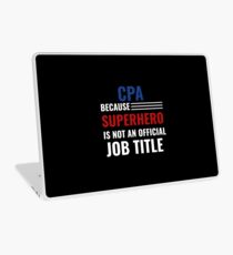 Lustiger CPA-Buchhaltungs- oder Buchhalterentwurf - CPA-Geschenkgraphik Laptop Folie