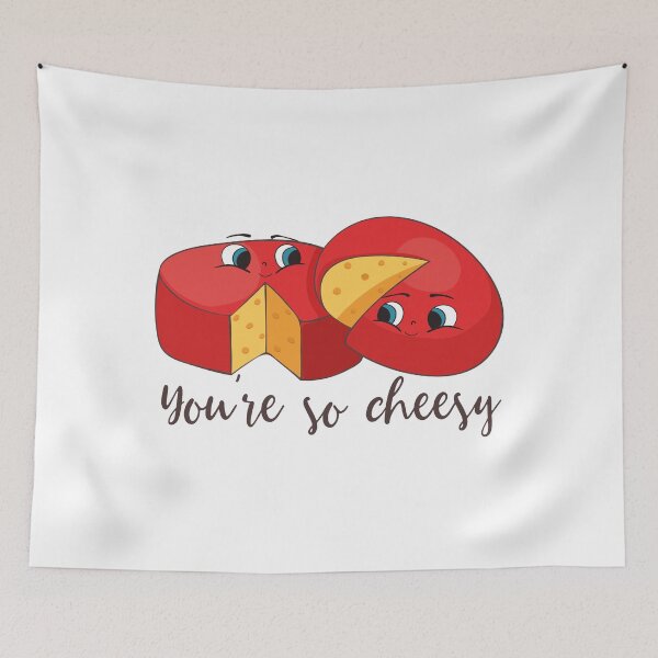 Item preview, You're So Cheesy Funny Cheese Joke T Shirt designed and sold by DreamyPanda.