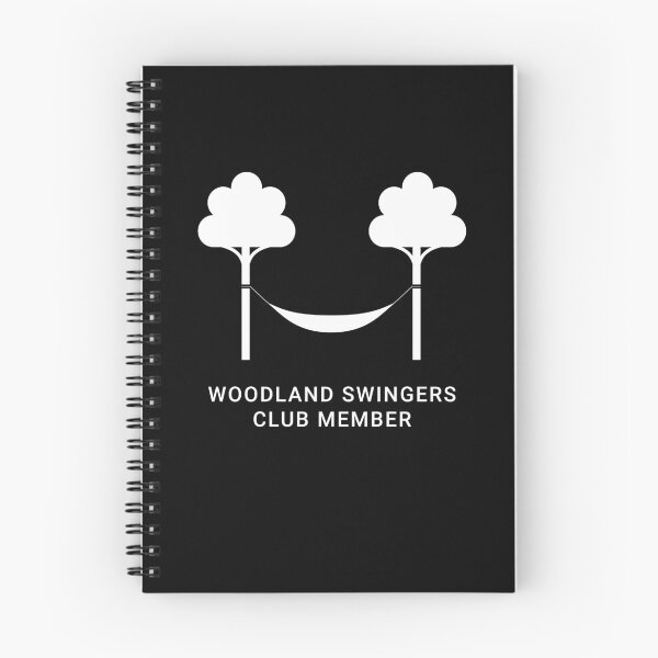 Item preview, Woodland Swingers - Hammock Club Member- Bushcrafter Design designed and sold by MadPanda.