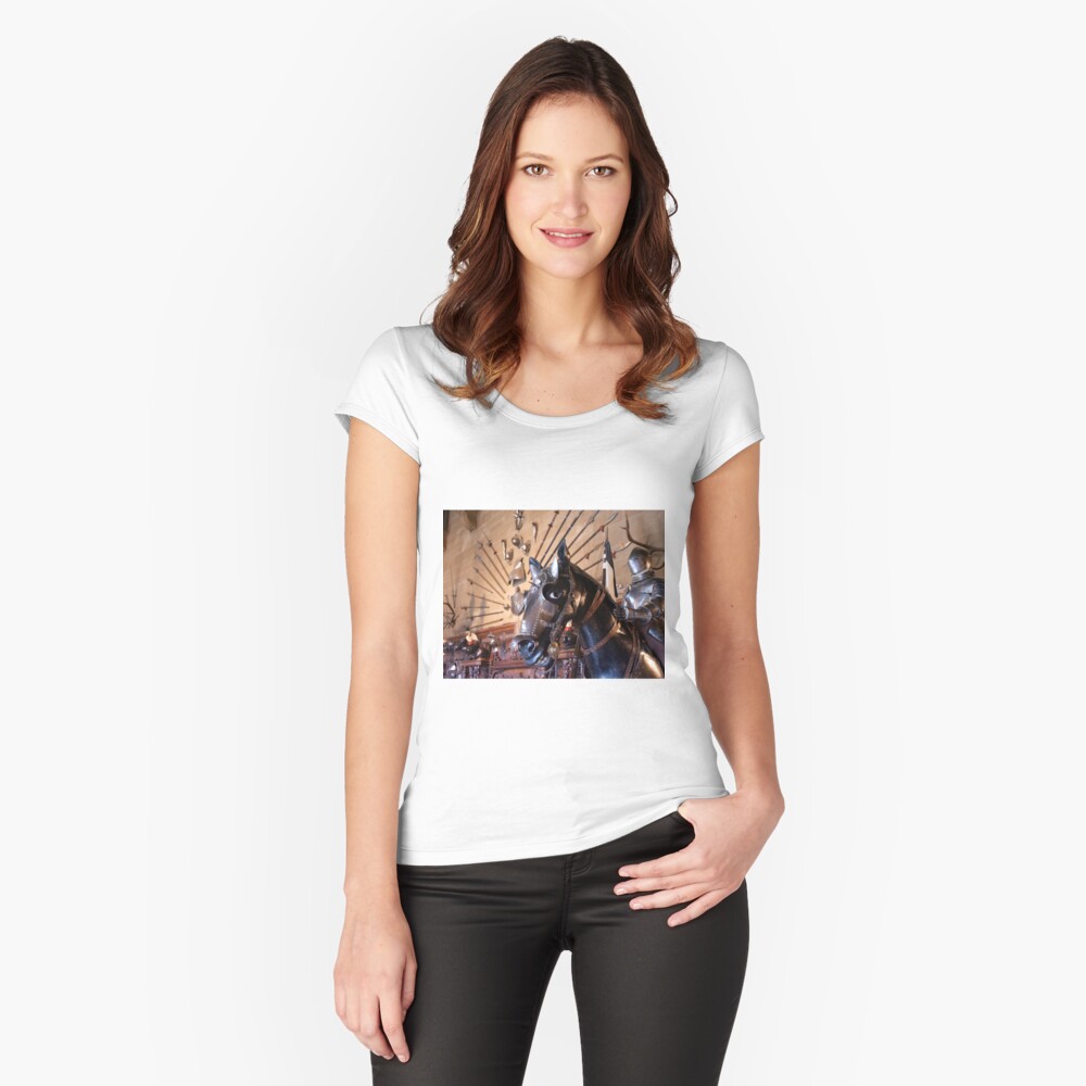 Item preview, Fitted Scoop T-Shirt designed and sold by santoshputhran.