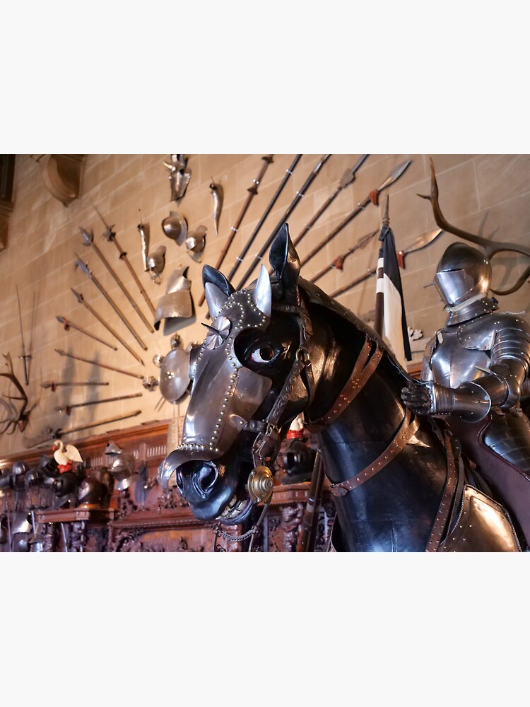 Medieval armour of the horse at Warwick Castle by santoshputhran