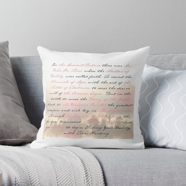 The Story So Far - Traci Harding Throw Pillow