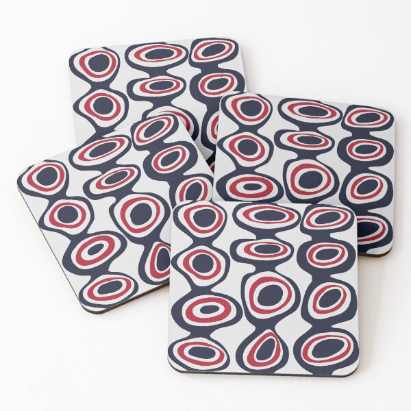 Item preview, Cells - Navy Red designed and sold by BlertaDK.
