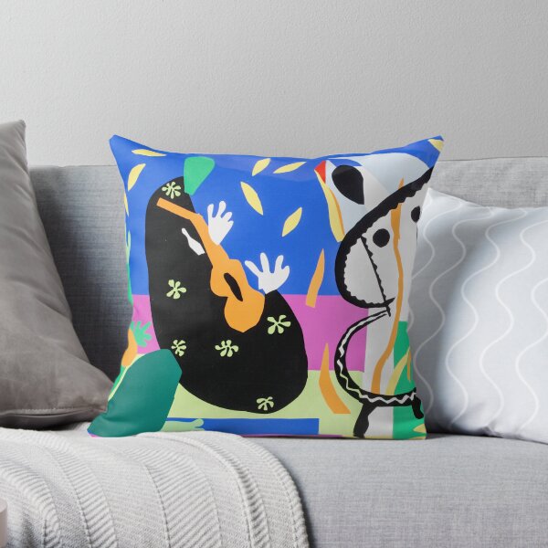 le fond n'est plus qu'un motif Coussin