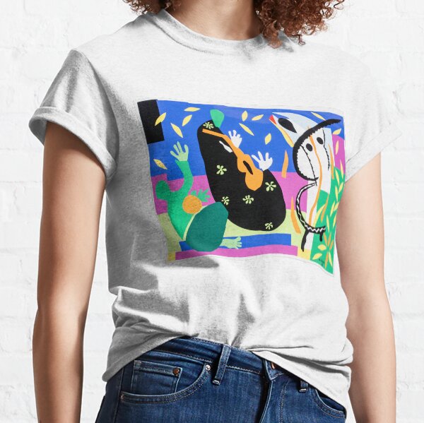 le fond n'est plus qu'un motif T-shirt classique