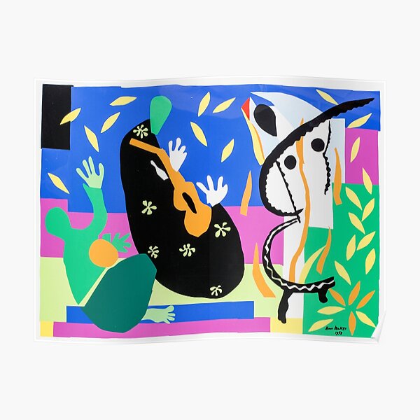 Henri Matisse Sorrow of the King, 1952 , Artwork Design, Poster Tshirt, Tee, Jersey, Postcard Poster
