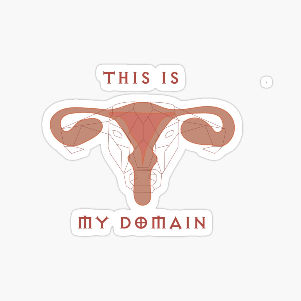 Feminist Uterus and Bull Head for Birth Workers/Mothers Mini Skirt for  Sale by Madi Ballenger