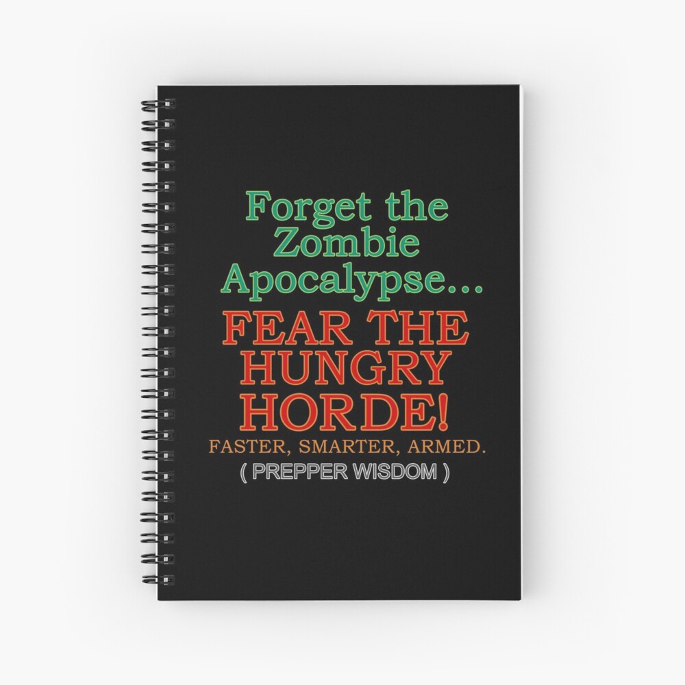 The Hungry Horde Spiral Notebook