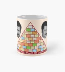 Ron Swansons Pyramide der Größe Tasse (Standard)