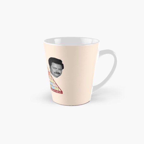 Ron Swanson's Pyramid Of Greatness Mug long