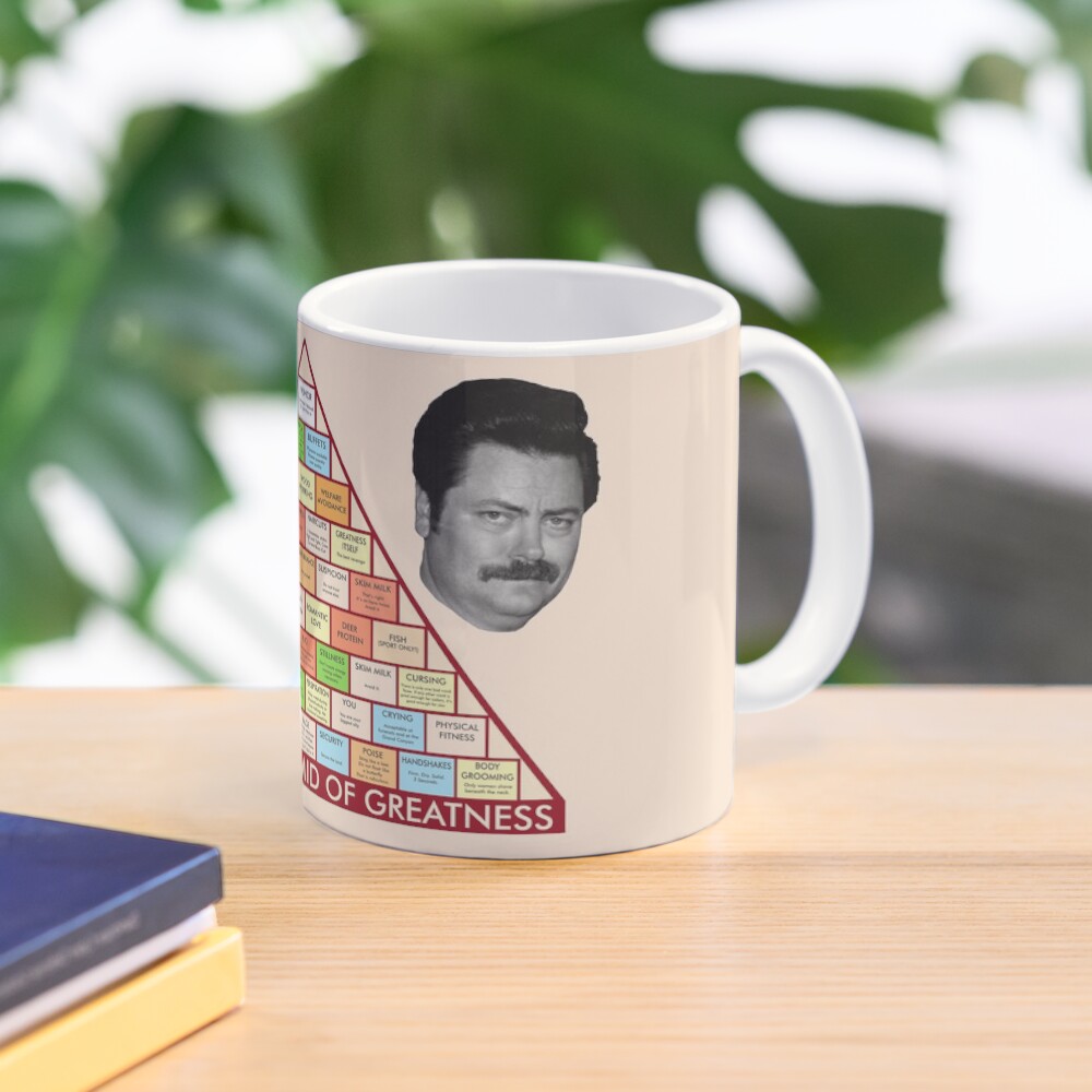 Ron Swanson's Pyramid Of Greatness Mug