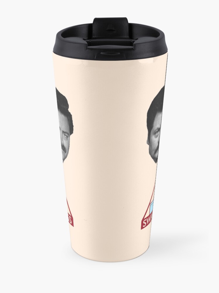 Alternate view of Ron Swanson's Pyramid Of Greatness Travel Mug