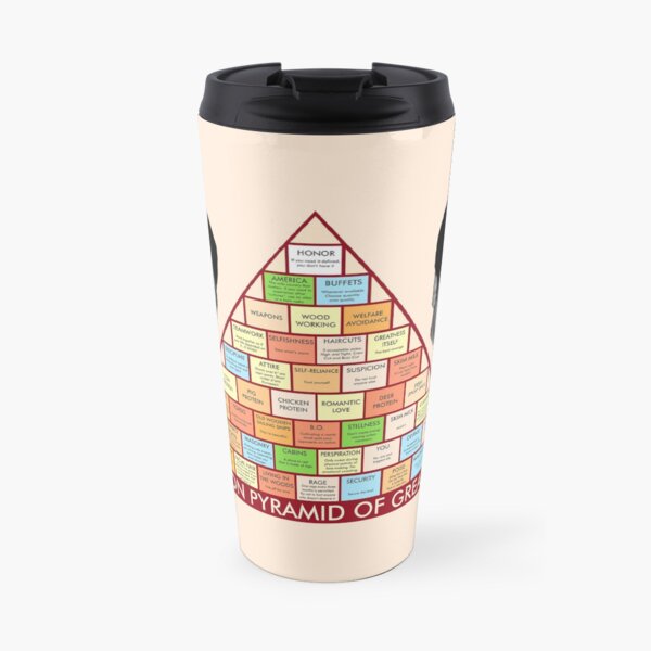 Ron Swanson's Pyramid Of Greatness Travel Mug