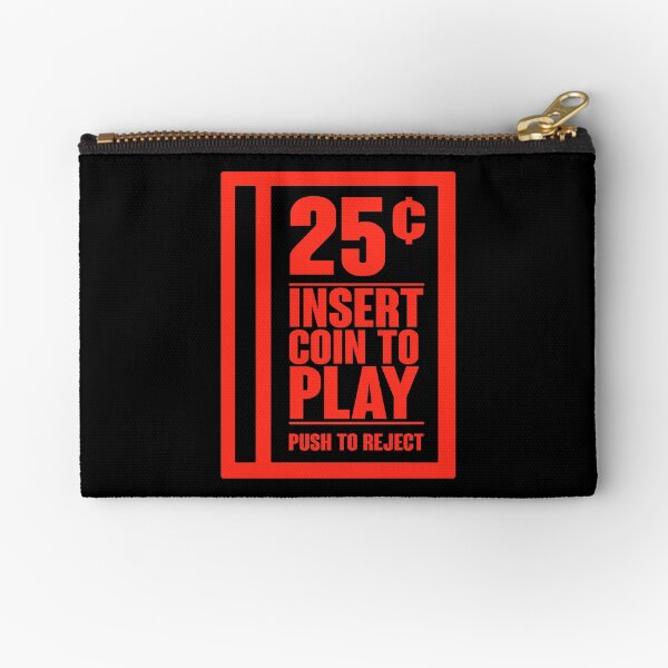 Insert Coin Zipper Pouch