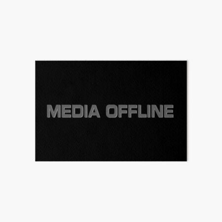 Media Offline Art Board Print