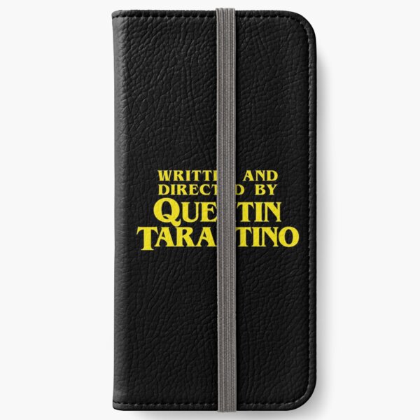 Written and Directed by Quentin Tarantino Fundas tarjetero para iPhone