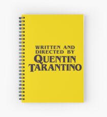 Geschrieben und Regie von Quentin Tarantino Spiralblock