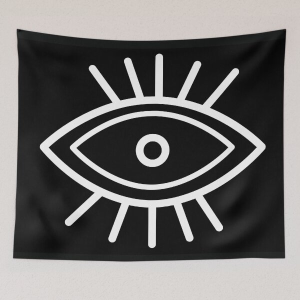 Item preview, Black and White Evil Eye Design designed and sold by blissery.
