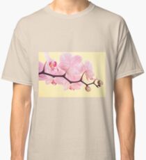 Pink phalaenopsis orchid blossoms Classic T-Shirt