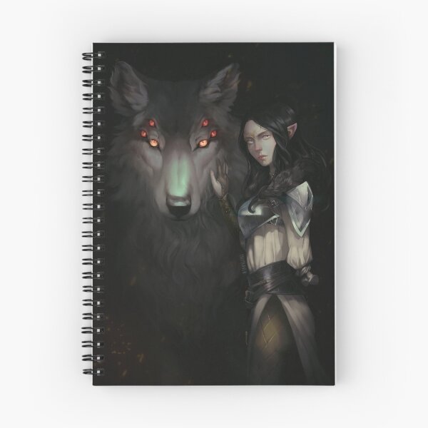 Item preview, Dread Wolf & Lavellan designed and sold by Hvitkanen.