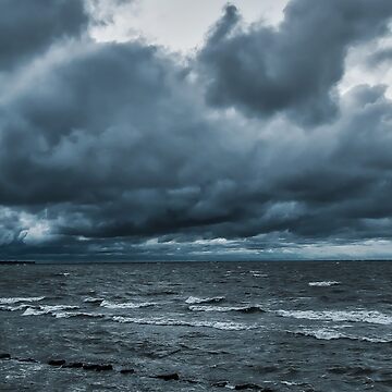 Artwork thumbnail, A rough night over Lake Erie. by ROBERT NIEDERRITER