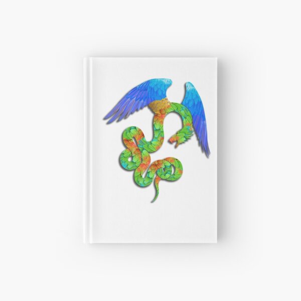 Aztec Angel Silhouette Hardcover Journal