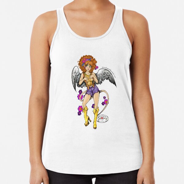 Mau de the Red Racerback Tank Top