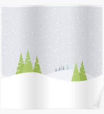 Winter Landscape Poster